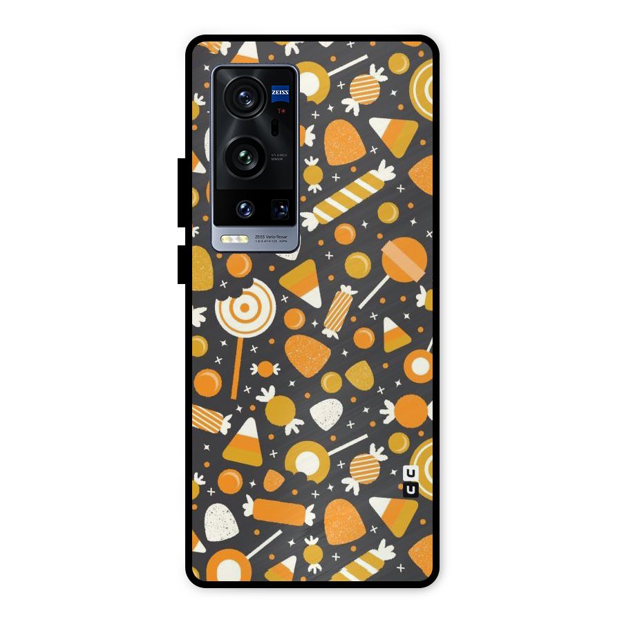 Candies Pattern Metal Back Case for Vivo X60 Pro Plus