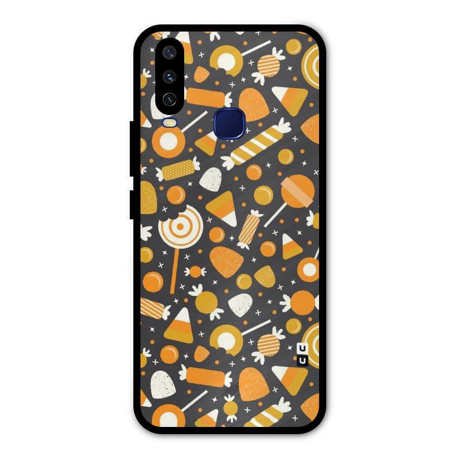 Candies Pattern Metal Back Case for Vivo Y15