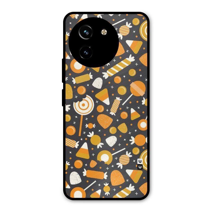 Candies Pattern Metal Back Case for Vivo Y200i