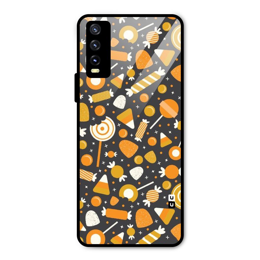 Candies Pattern Metal Back Case for Vivo Y20i