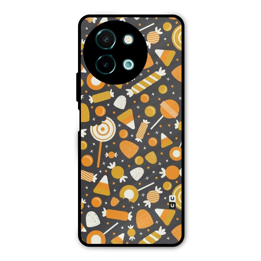 Candies Pattern Metal Back Case for Vivo Y58