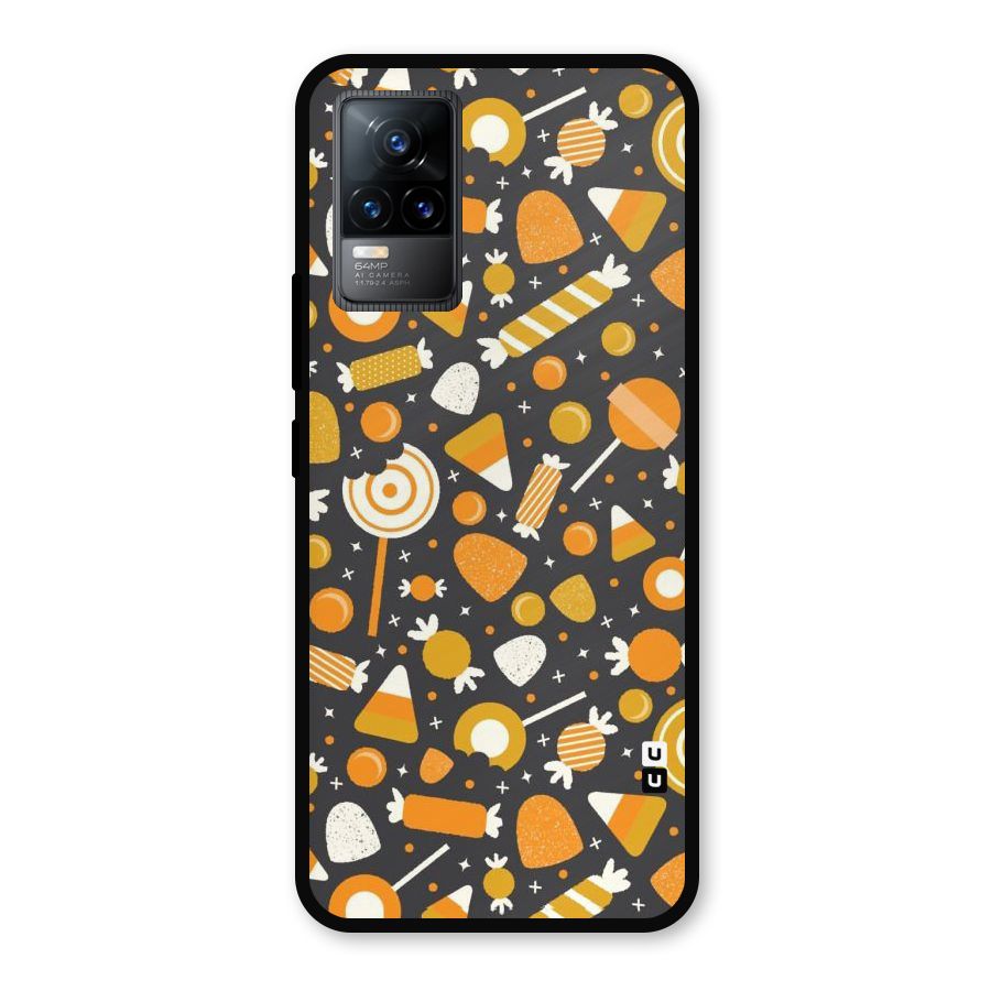 Candies Pattern Metal Back Case for Vivo Y73