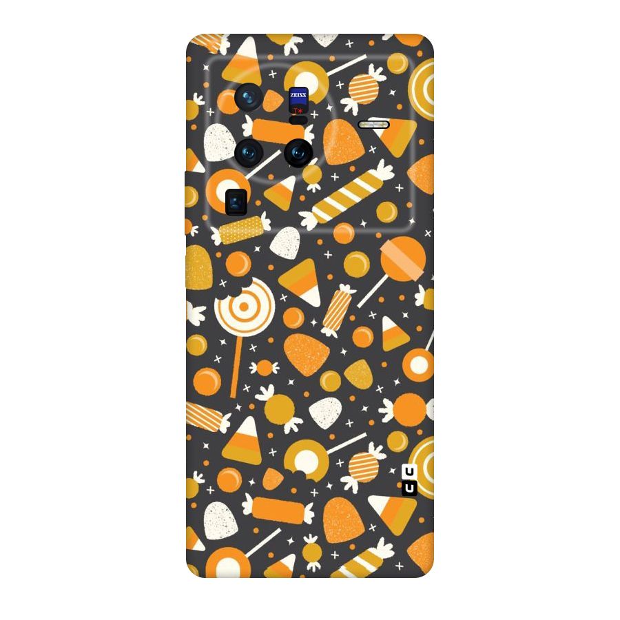 Candies Pattern Original Polycarbonate Back Case for Vivo X80