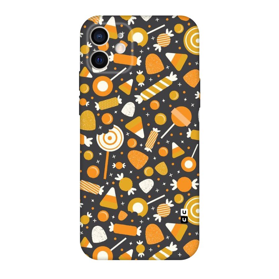 Candies Pattern Original Polycarbonate Back Case for iPhone 12