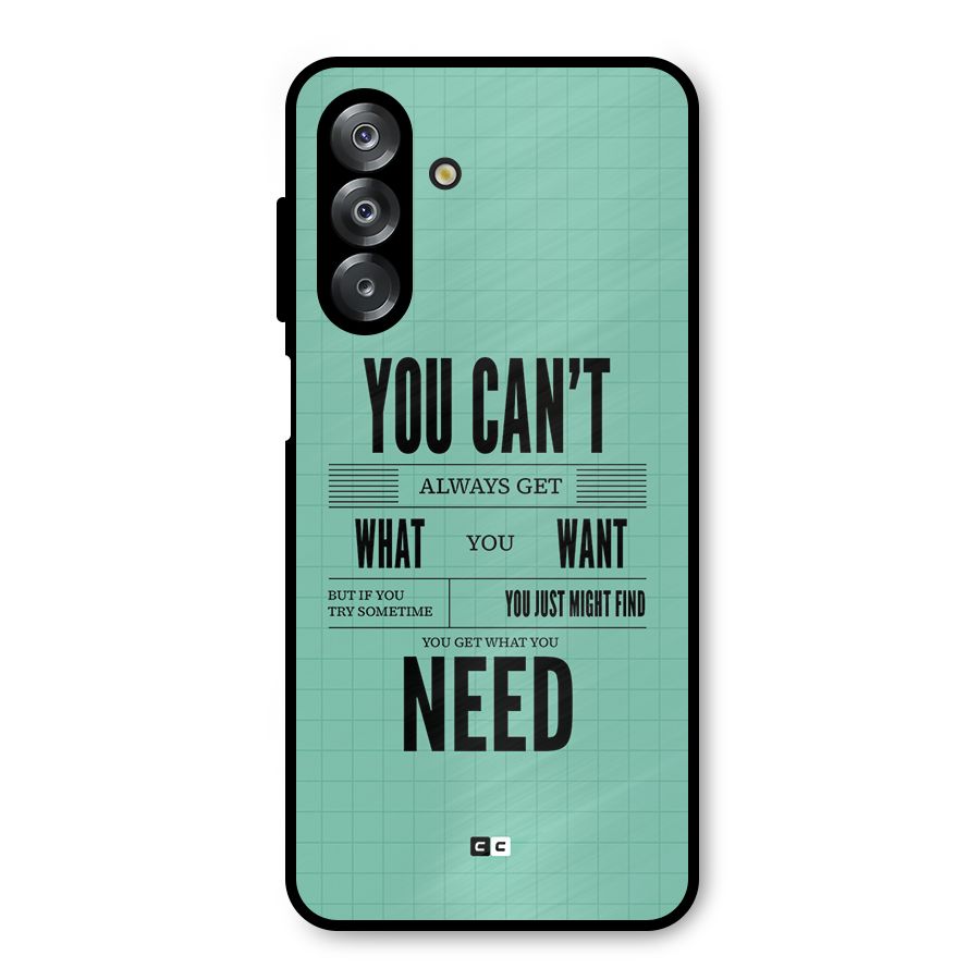Cant Always Get Metal Back Case for Galaxy A26
