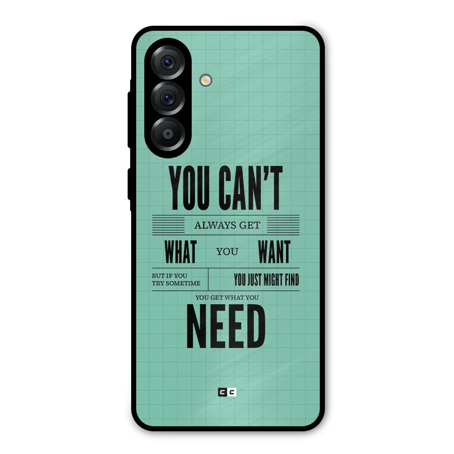 Cant Always Get Metal Back Case for Galaxy A56