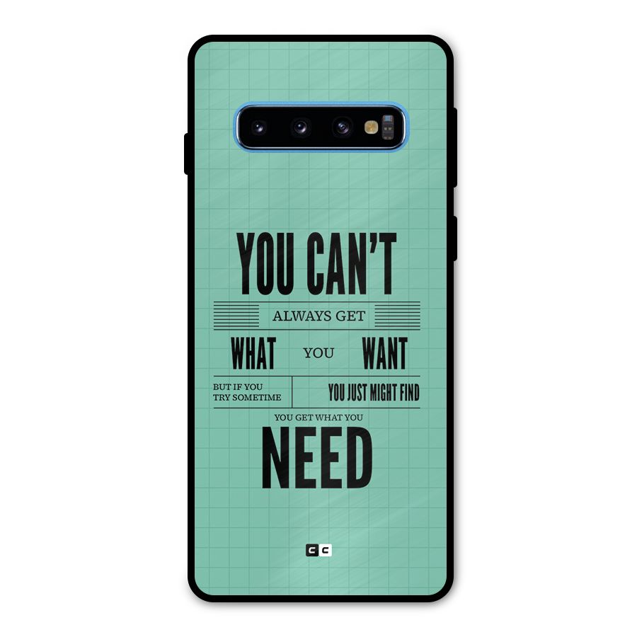 Cant Always Get Metal Back Case for Galaxy S10