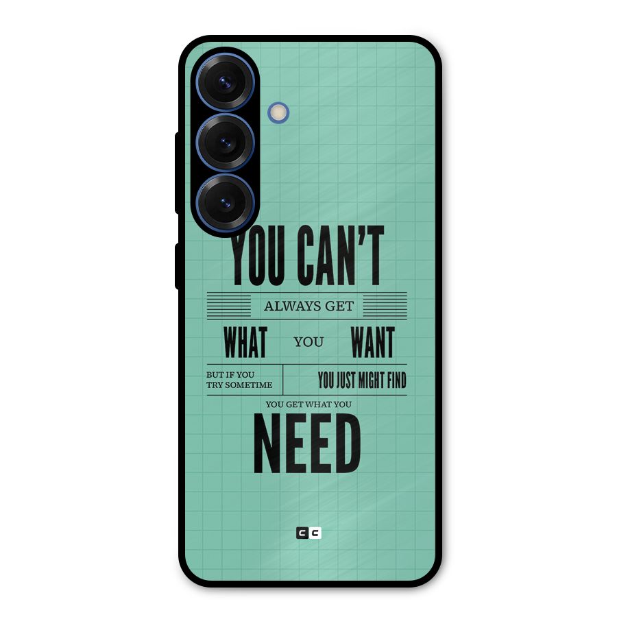 Cant Always Get Metal Back Case for Galaxy S25