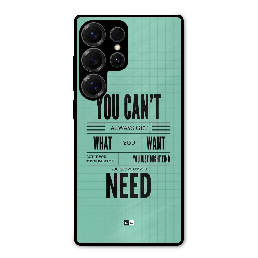 Cant Always Get Metal Back Case for Galaxy S25 Ultra