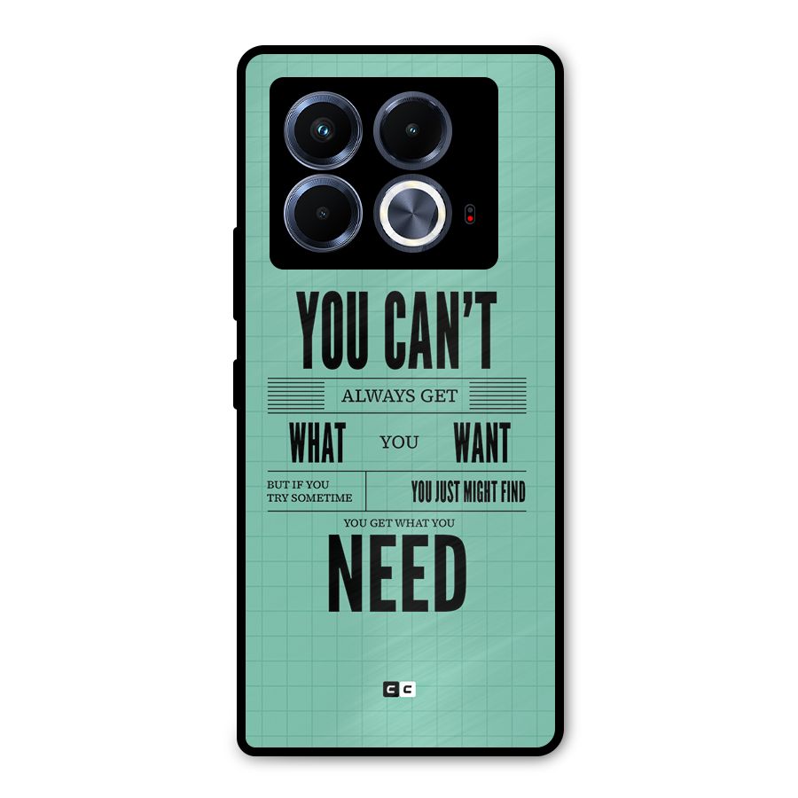 Cant Always Get Metal Back Case for Infinix Note 40 5G