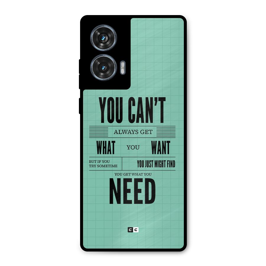 Cant Always Get Metal Back Case for Motorola Edge 50 Fusion