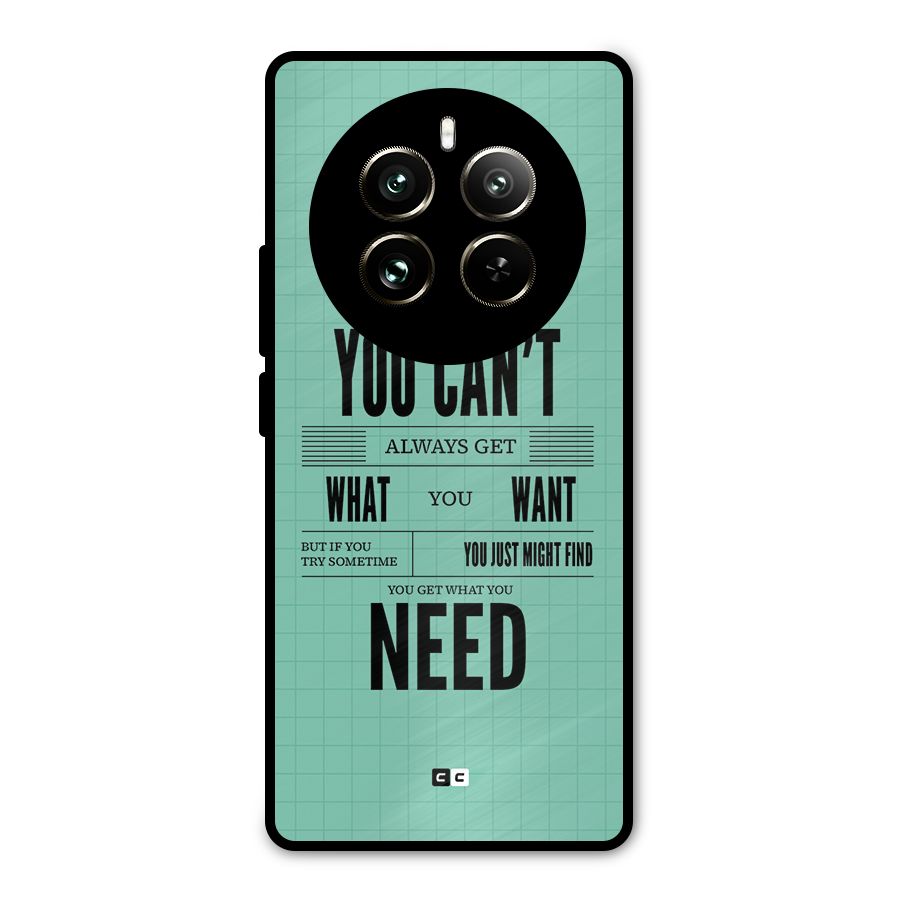 Cant Always Get Metal Back Case for Realme 12 Pro