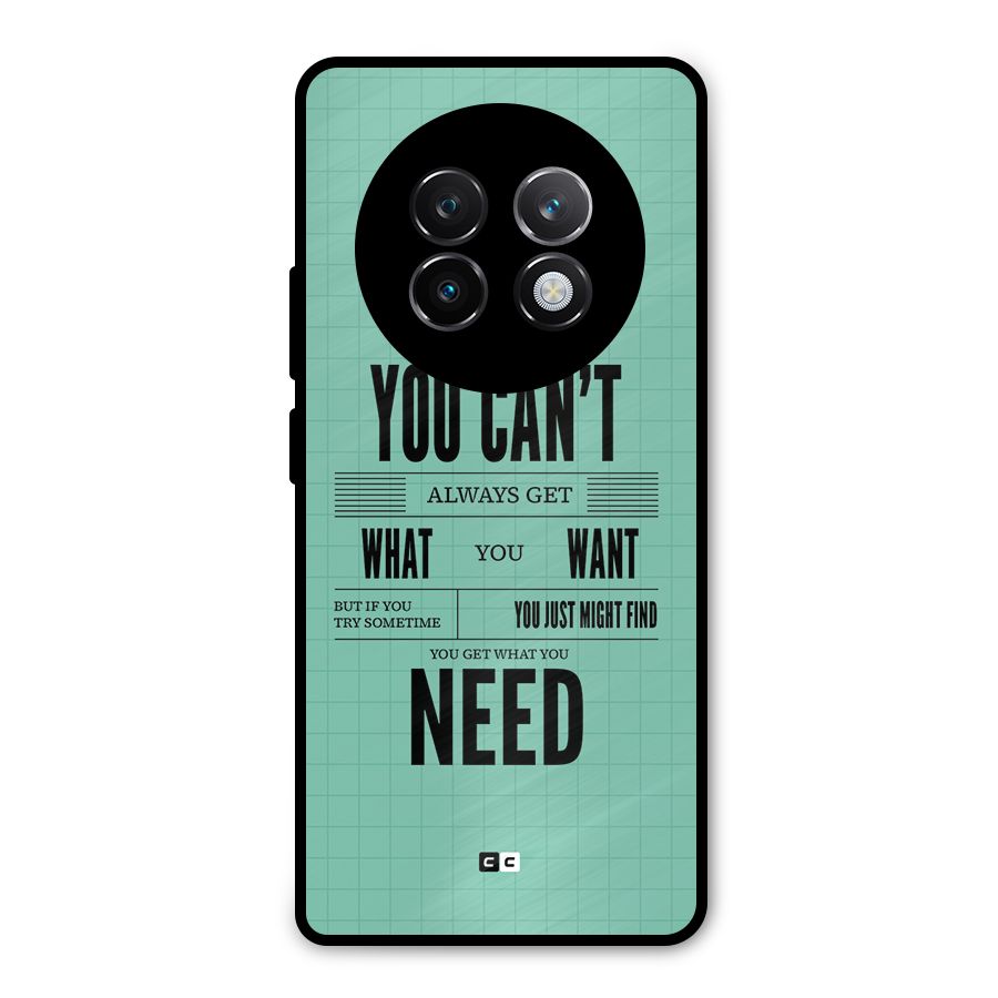 Cant Always Get Metal Back Case for Realme 13 Plus