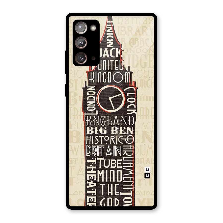 Cap City Design Glass Back Case for Galaxy Note 20