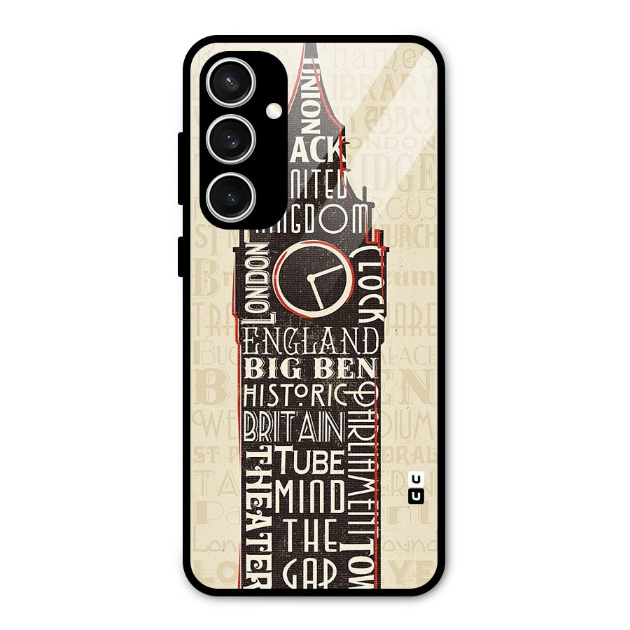 Cap City Design Glass Back Case for Galaxy S23 FE