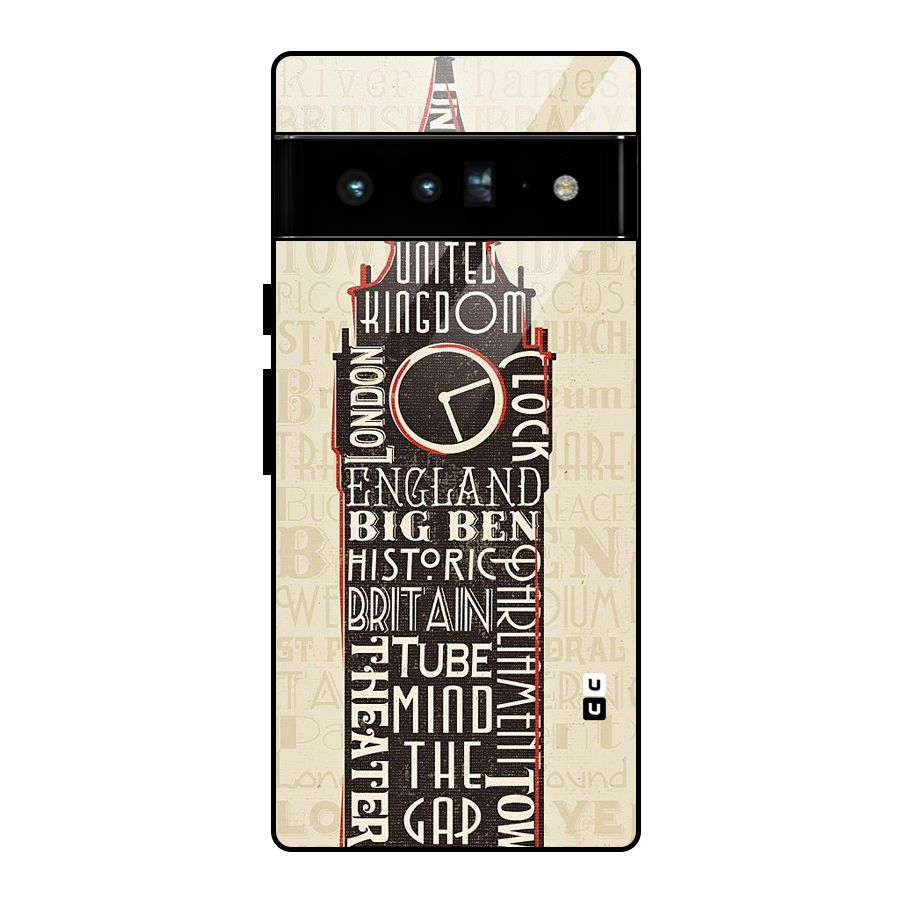 Cap City Design Glass Back Case for Google Pixel 6 Pro