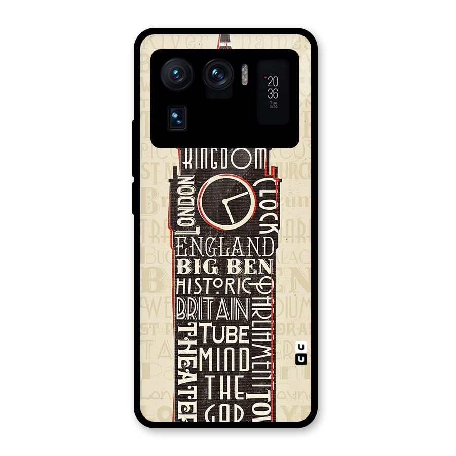 Cap City Design Glass Back Case for Mi 11 Ultra
