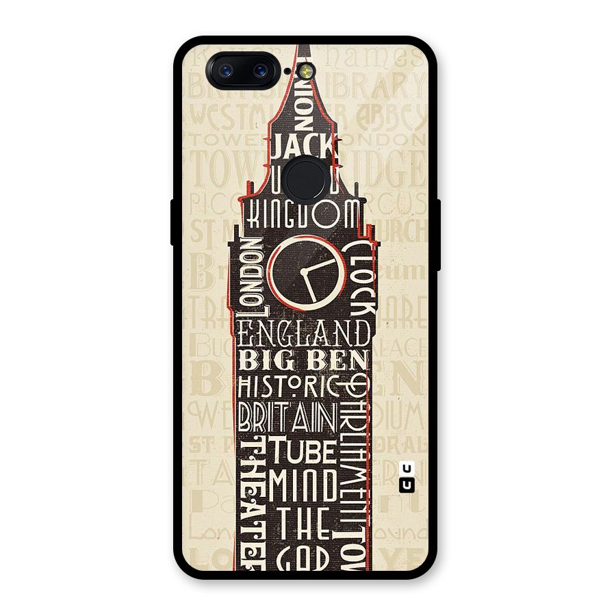 Cap City Design Glass Back Case for OnePlus 5T