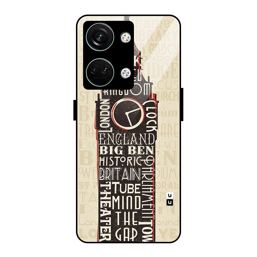 Cap City Design Glass Back Case for Oneplus Nord 3