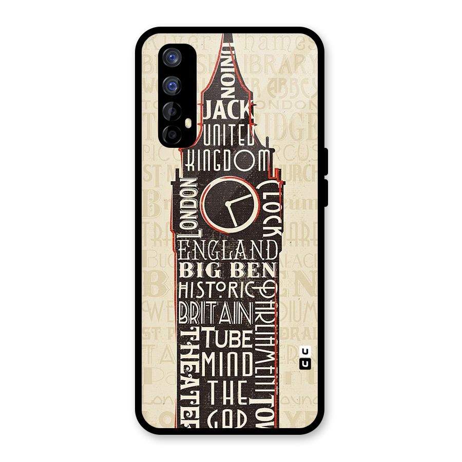 Cap City Design Glass Back Case for Realme 7