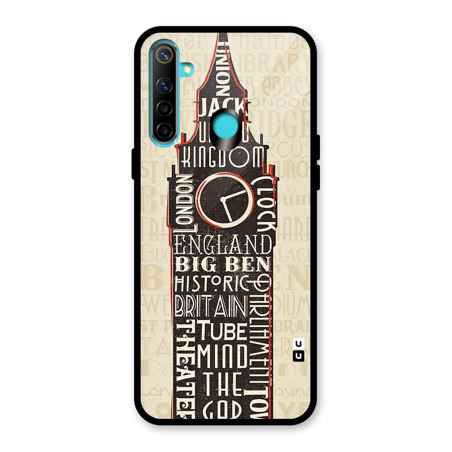 Cap City Design Glass Back Case for Realme Narzo 10