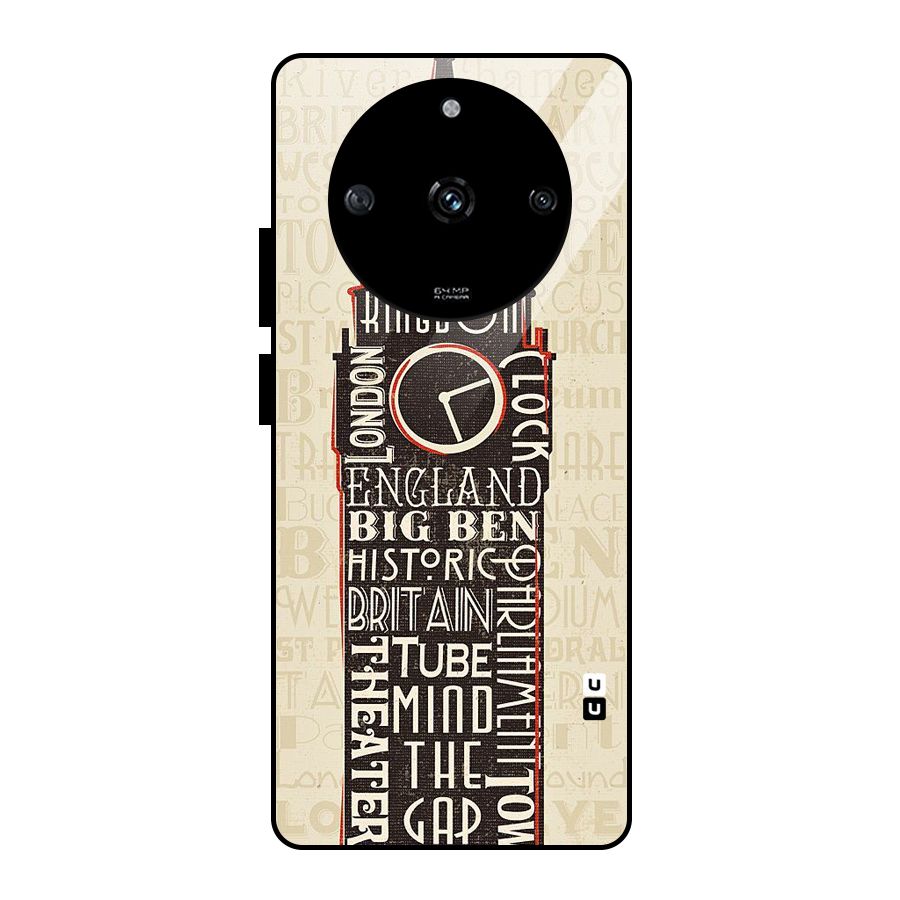 Cap City Design Glass Back Case for Realme Narzo 60 5G