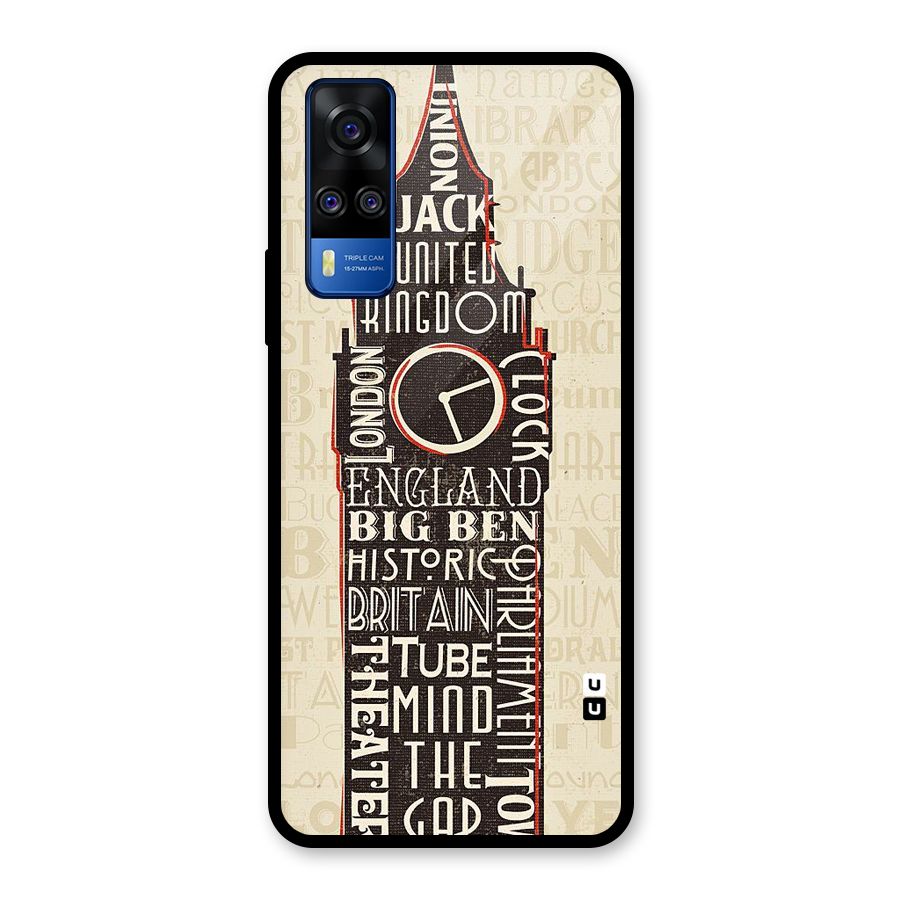 Cap City Design Glass Back Case for Vivo Y31