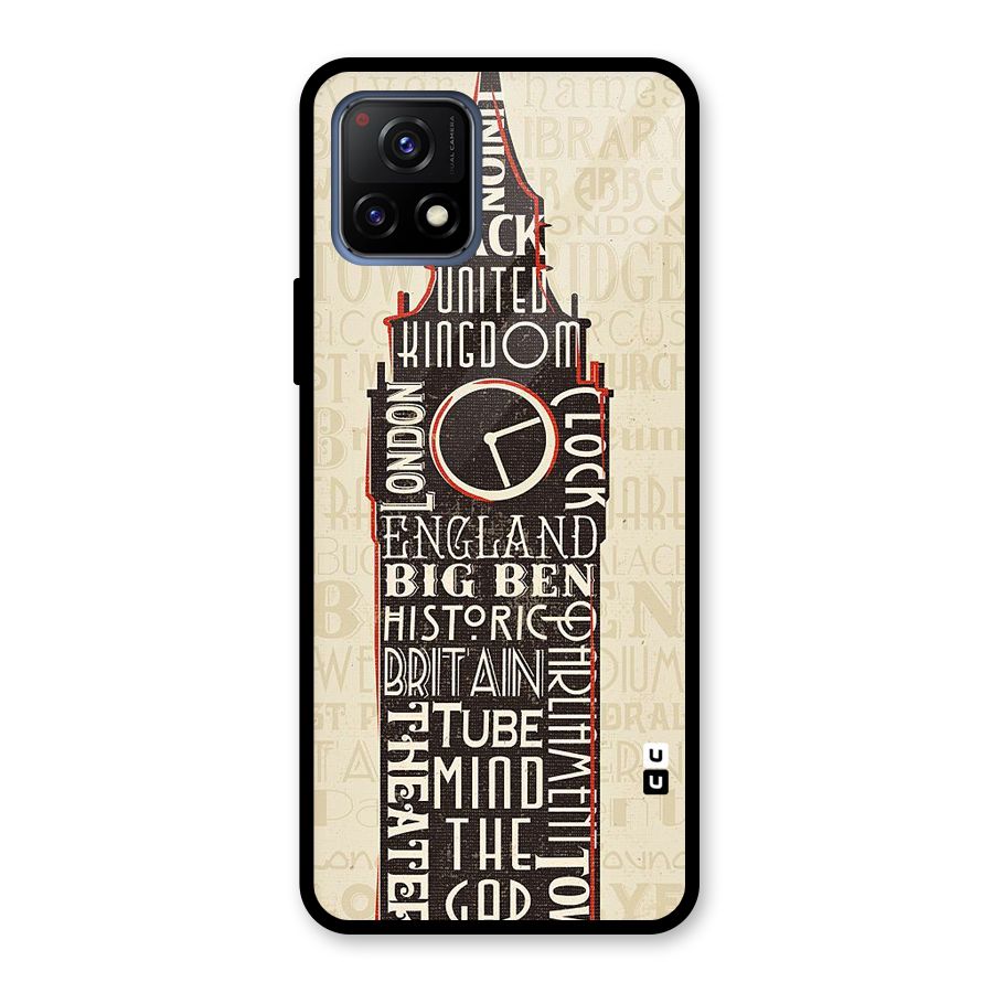 Cap City Design Glass Back Case for Vivo Y72 5G