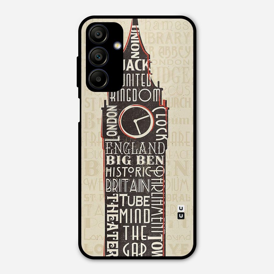Cap City Design Metal Back Case for Galaxy A15 5G