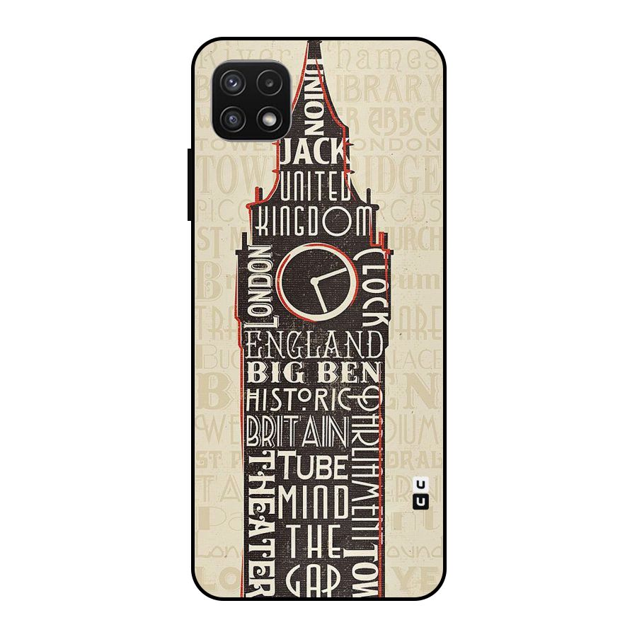 Cap City Design Metal Back Case for Galaxy A22 5G