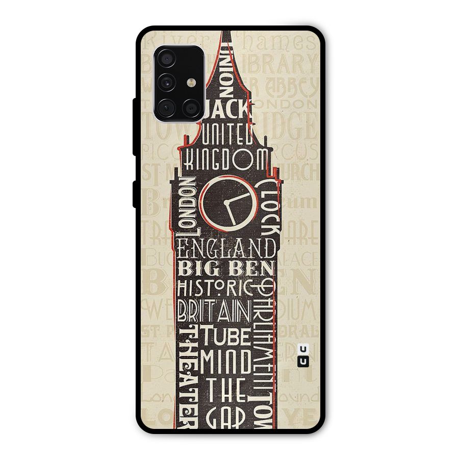 Cap City Design Metal Back Case for Galaxy A51