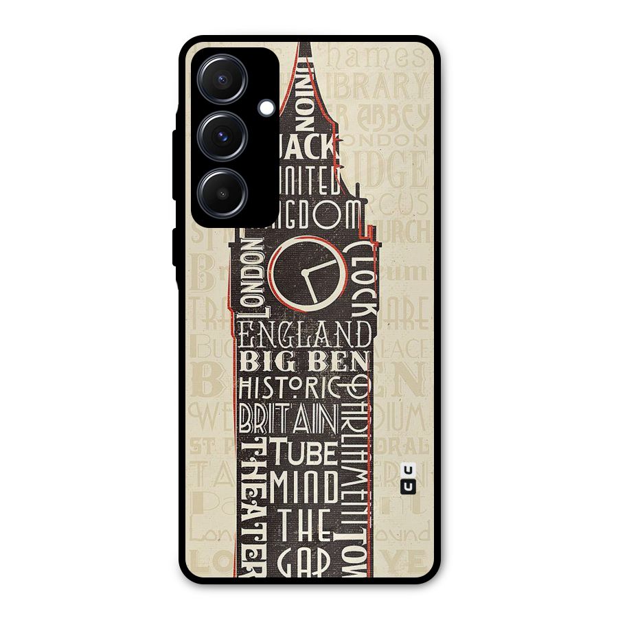 Cap City Design Metal Back Case for Galaxy A55