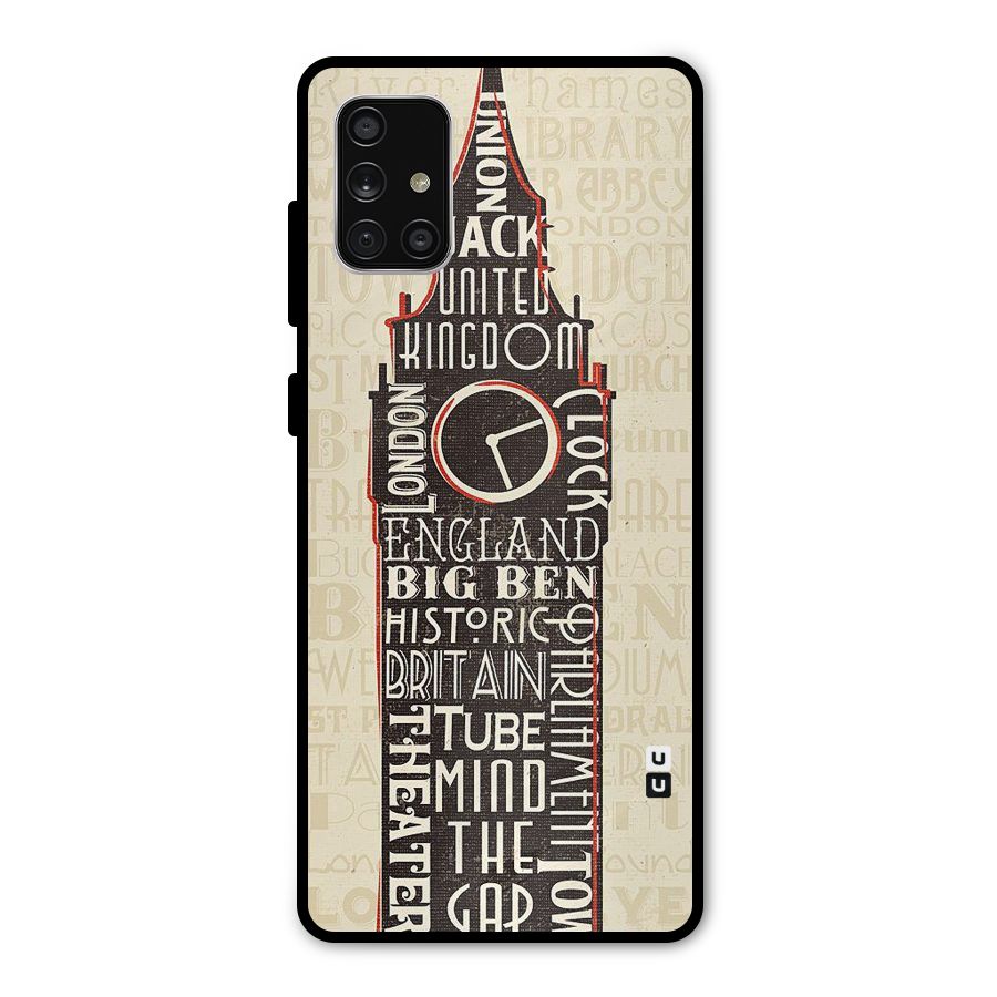 Cap City Design Metal Back Case for Galaxy A71