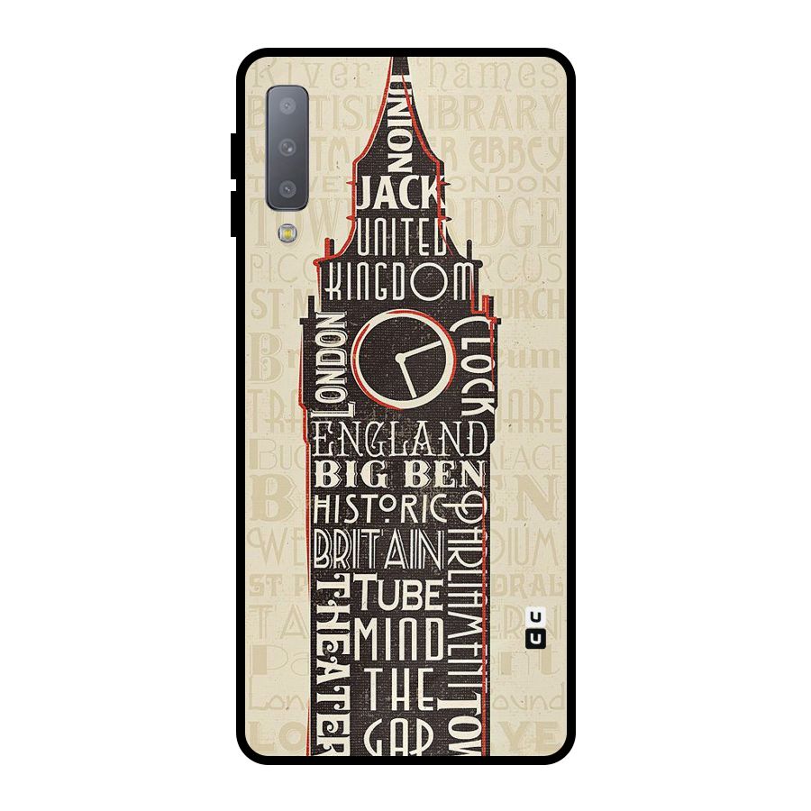 Cap City Design Metal Back Case for Galaxy A7 (2018)