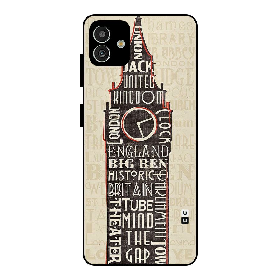 Cap City Design Metal Back Case for Galaxy M13 5G