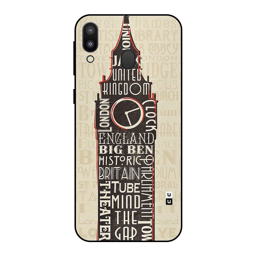 Cap City Design Metal Back Case for Galaxy M20