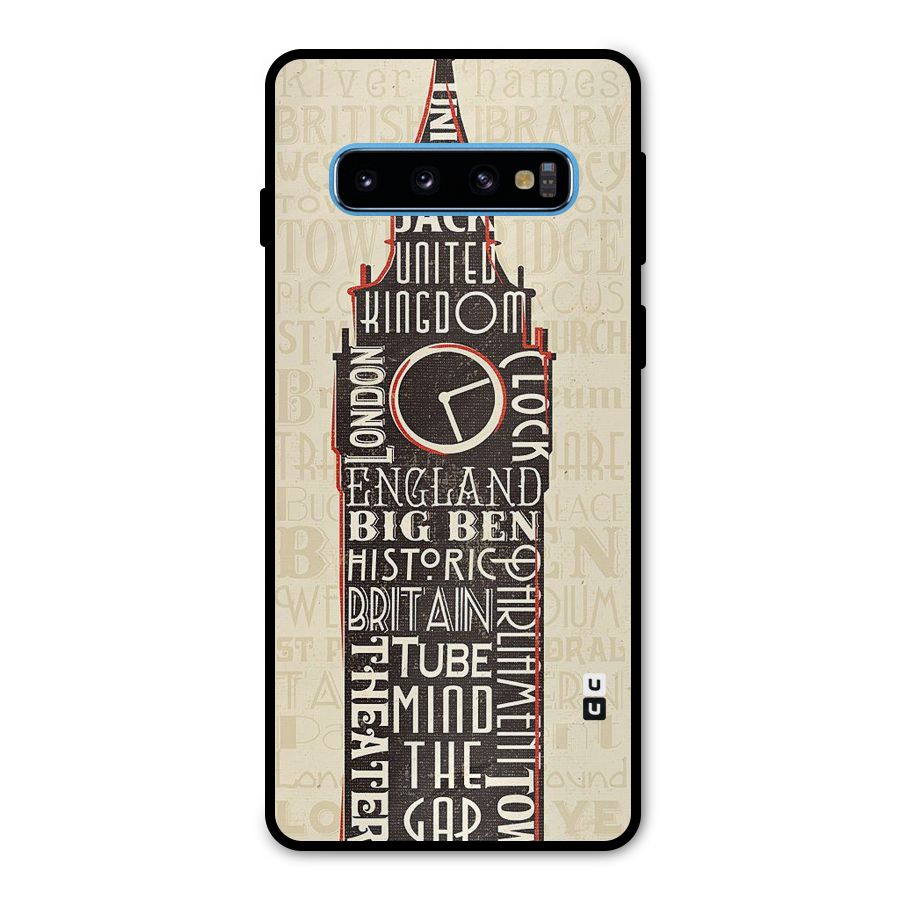 Cap City Design Metal Back Case for Galaxy S10