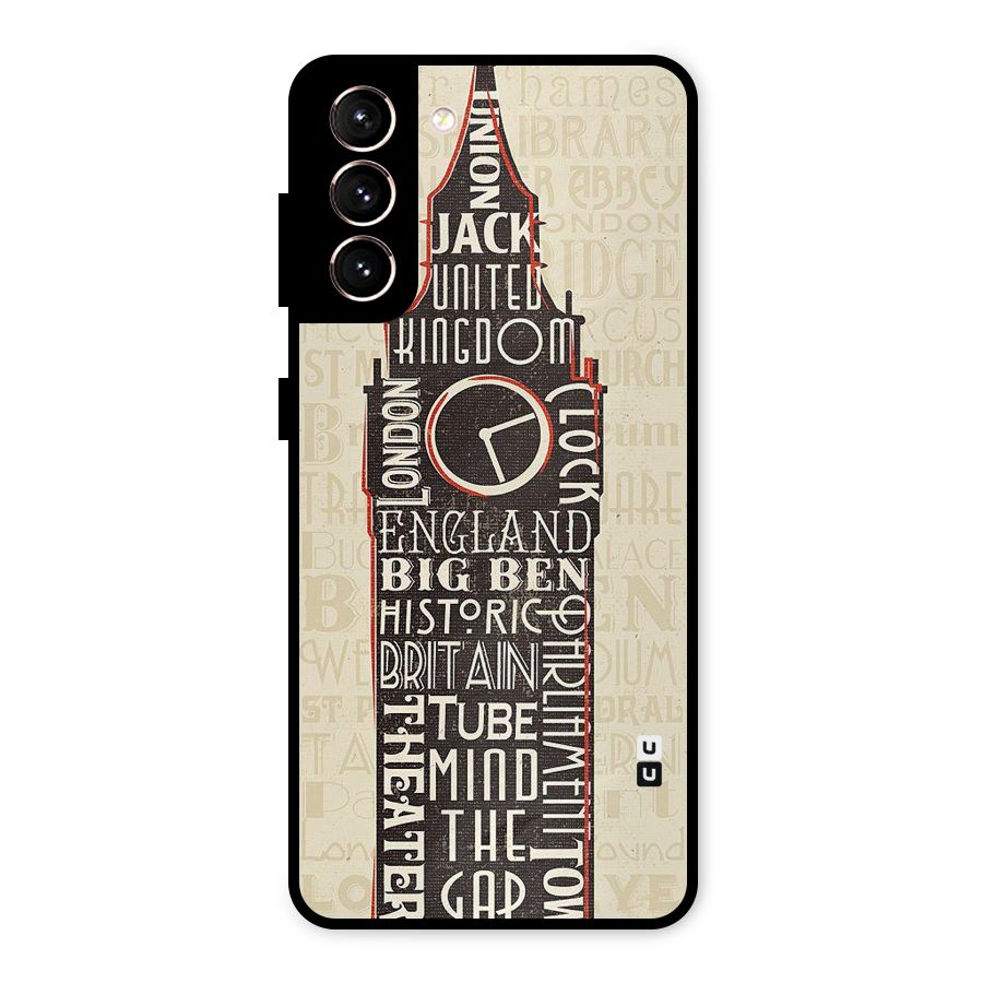 Cap City Design Metal Back Case for Galaxy S21 5G