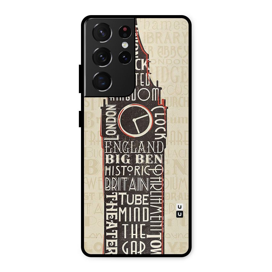 Cap City Design Metal Back Case for Galaxy S21 Ultra 5G