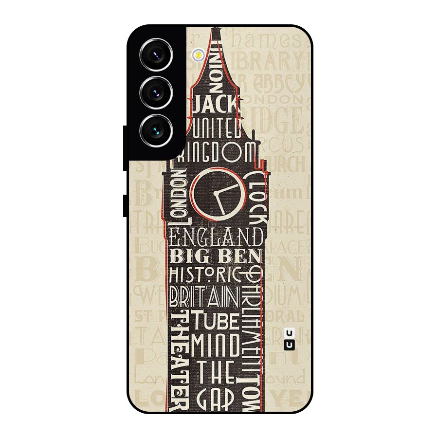 Cap City Design Metal Back Case for Galaxy S22 5G