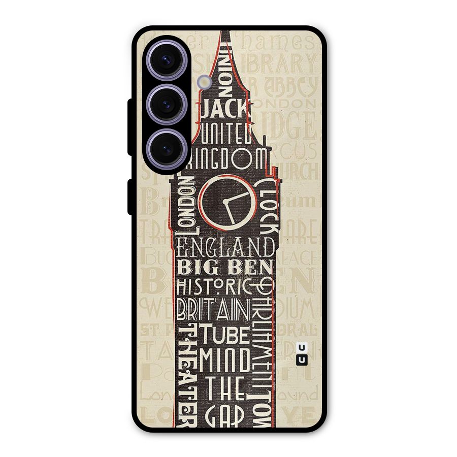 Cap City Design Metal Back Case for Galaxy S24
