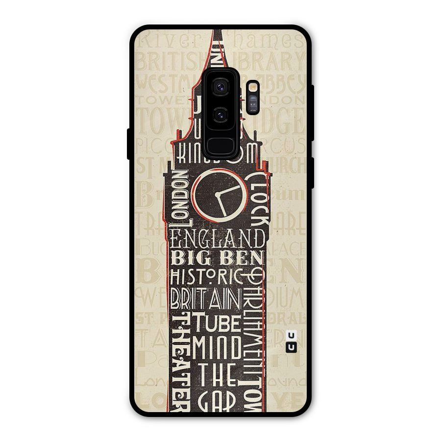 Cap City Design Metal Back Case for Galaxy S9 Plus