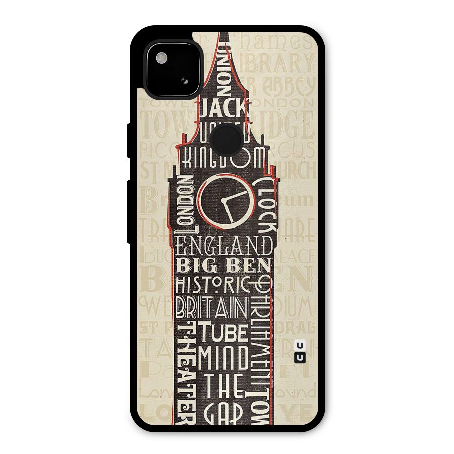 Cap City Design Metal Back Case for Google Pixel 4a
