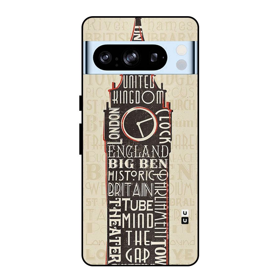 Cap City Design Metal Back Case for Google Pixel 8 Pro