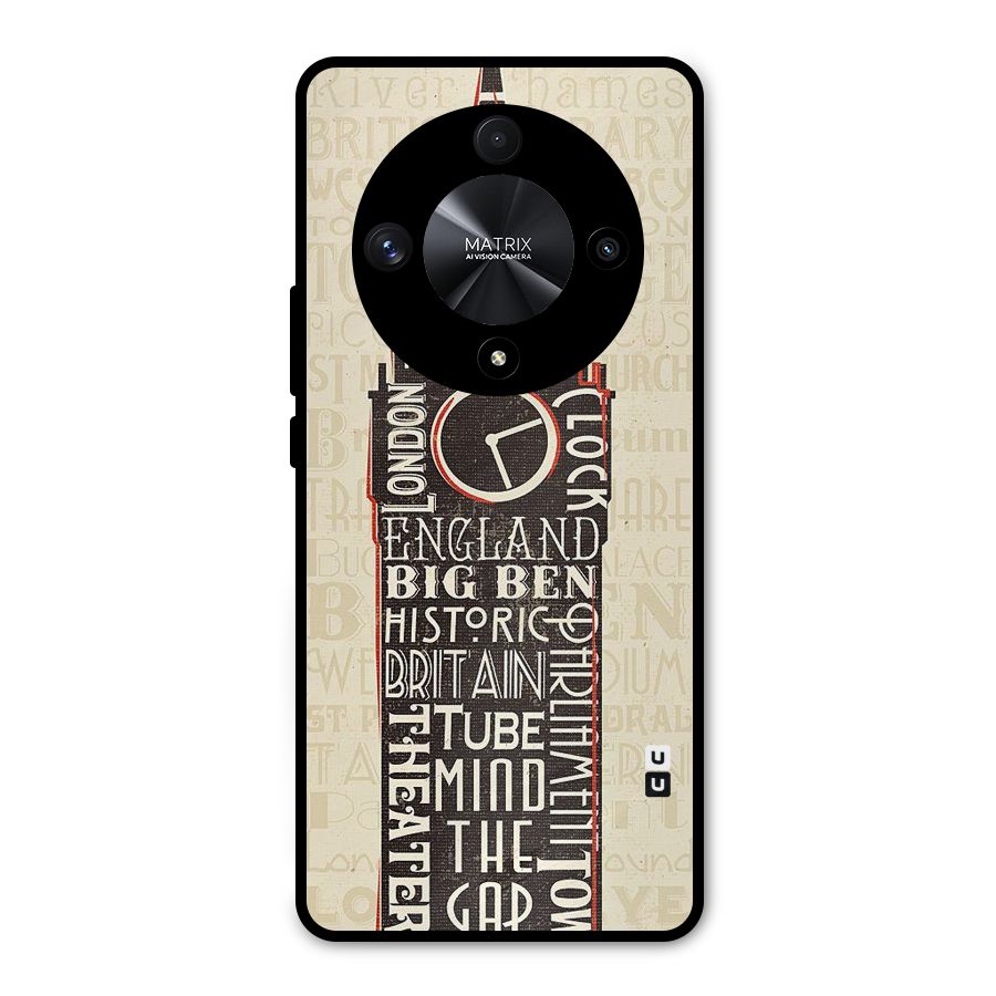 Cap City Design Metal Back Case for Honor X9b