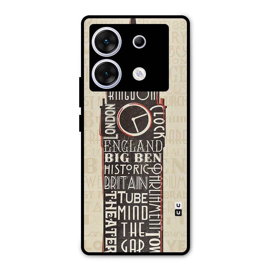 Cap City Design Metal Back Case for Infinix Zero 30 5G