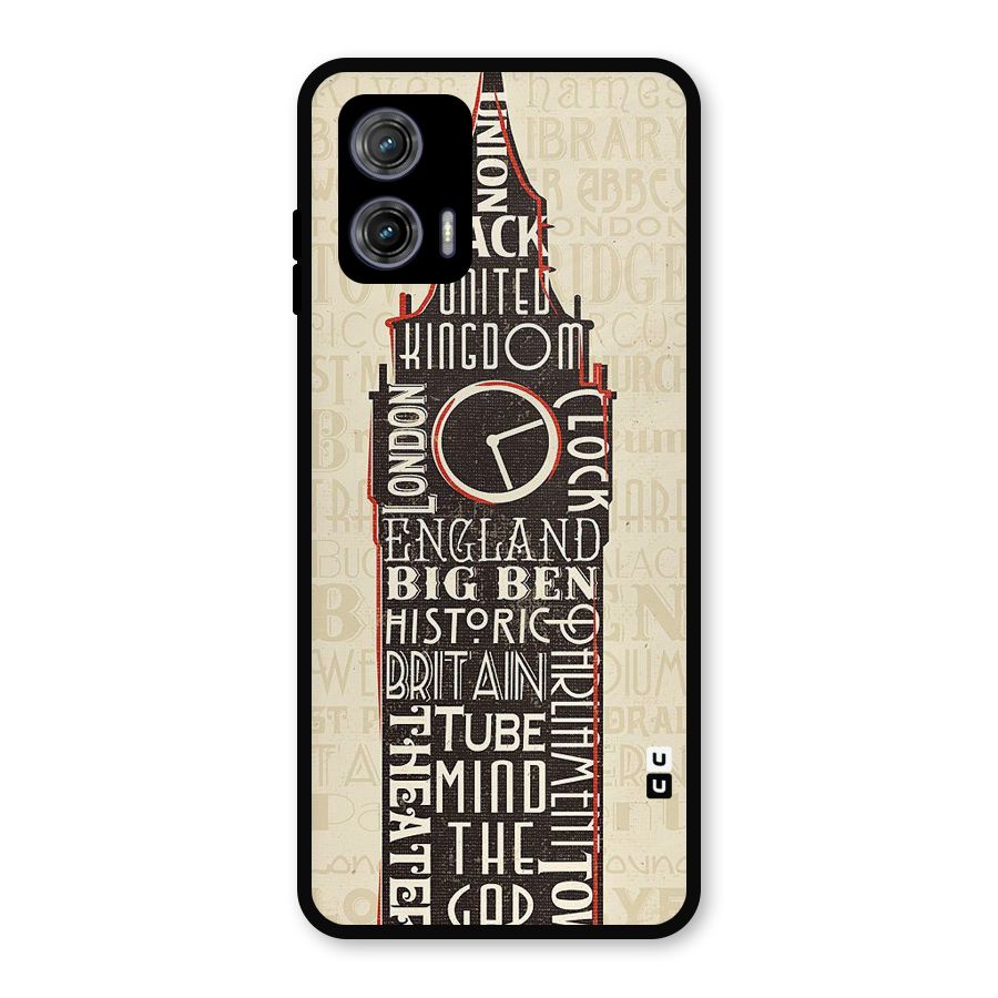 Cap City Design Metal Back Case for Moto G73