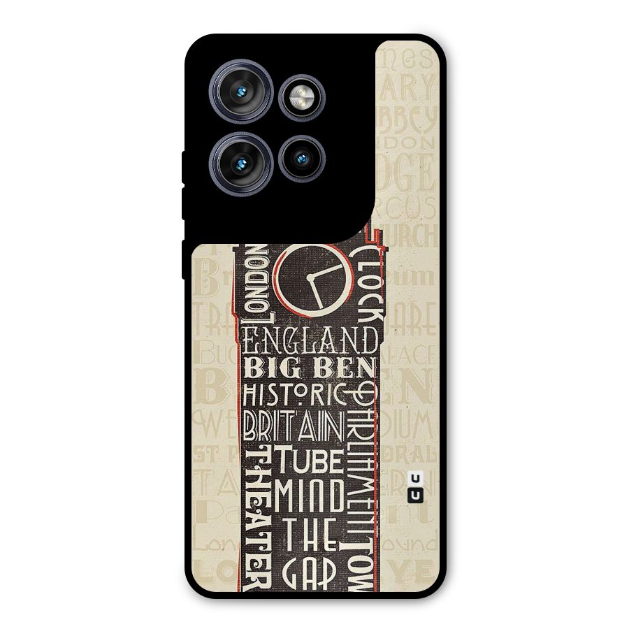 Cap City Design Metal Back Case for Motorola Edge 50 Neo