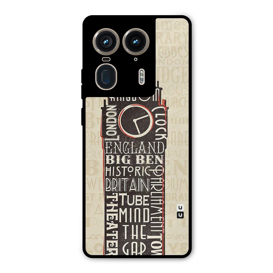 Cap City Design Metal Back Case for Motorola Edge 50 Ultra