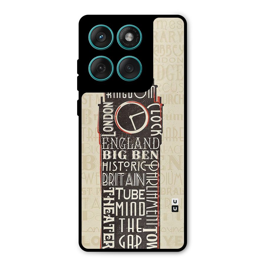 Cap City Design Metal Back Case for Motorola Edge 60 Fusion